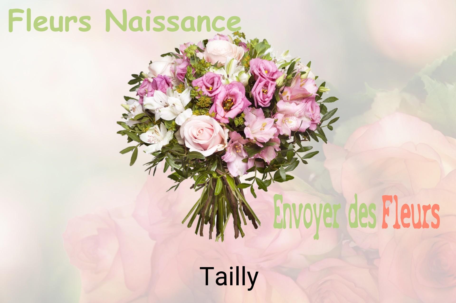 Bouquet de fleurs de naissance livré à Tailly